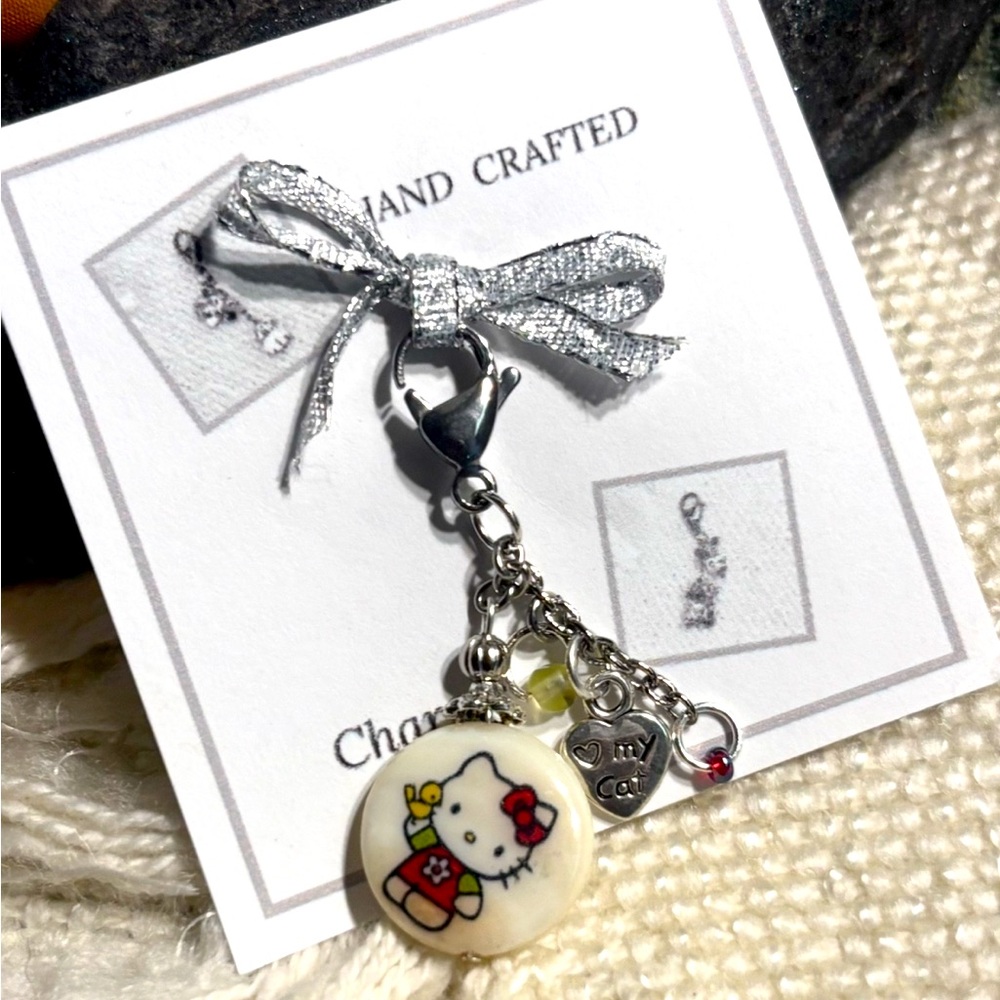 ⚪️ Hello Kitty Charm ~ For… Phone, Bag, Small Coin Purse, Backpack Jewelry - Picture 2 of 7